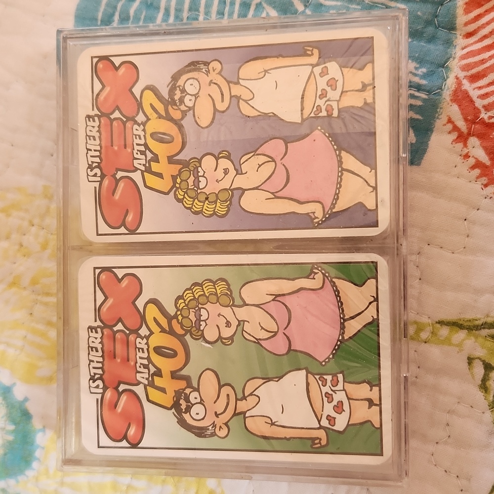 Man over 40 2 pack of player cards